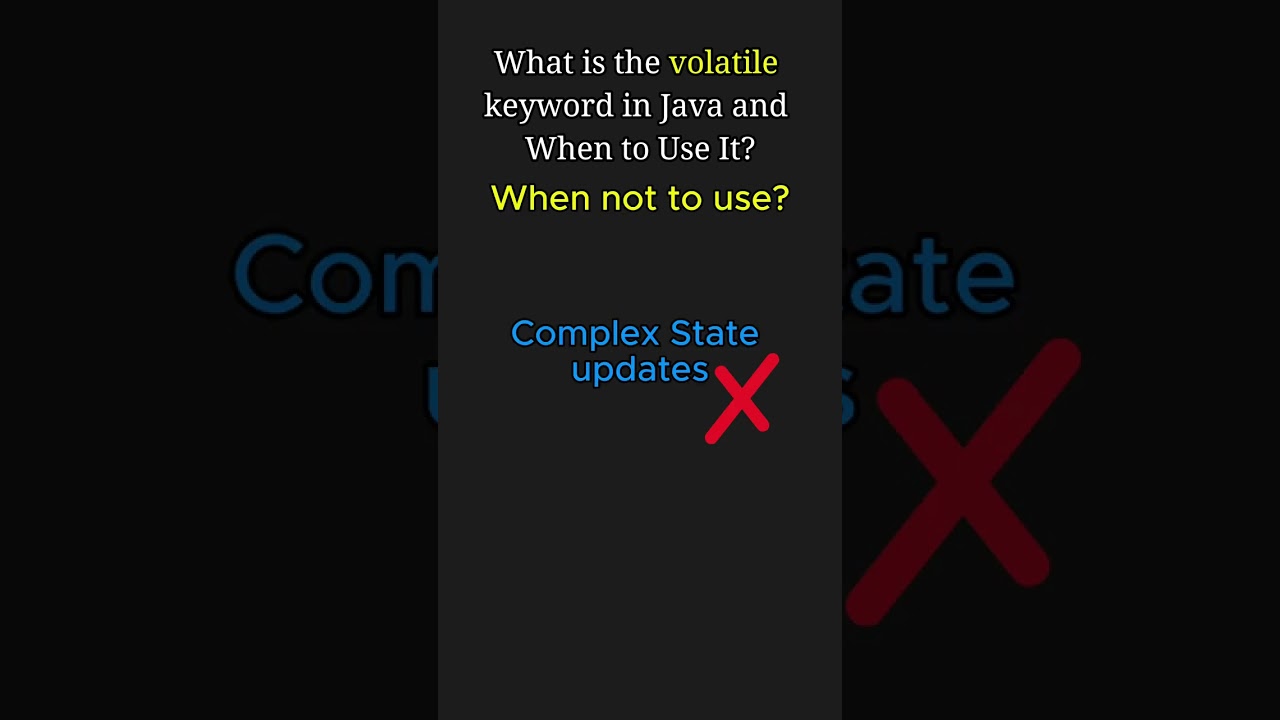 What Is the Volatile Keyword in Java? Explained Simply!