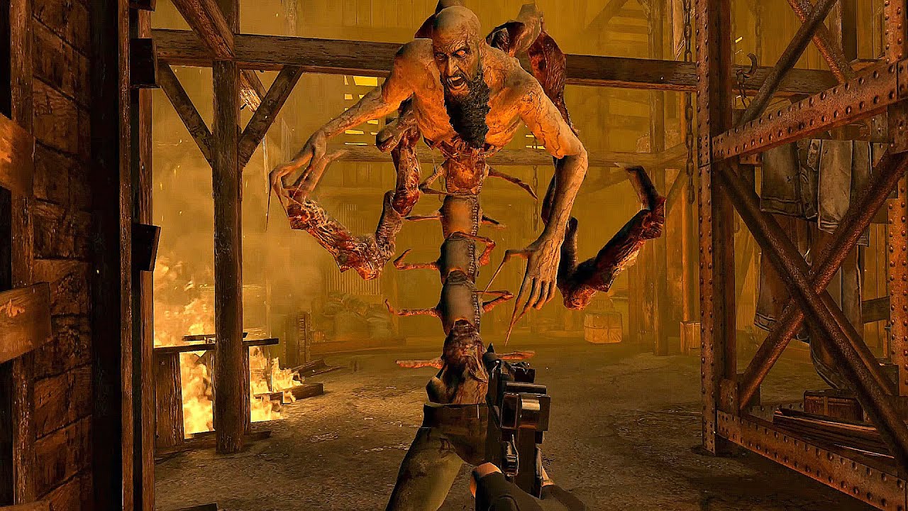 Resident Evil 4 VR - Chief Mendez Boss Fight (4K 60FPS)