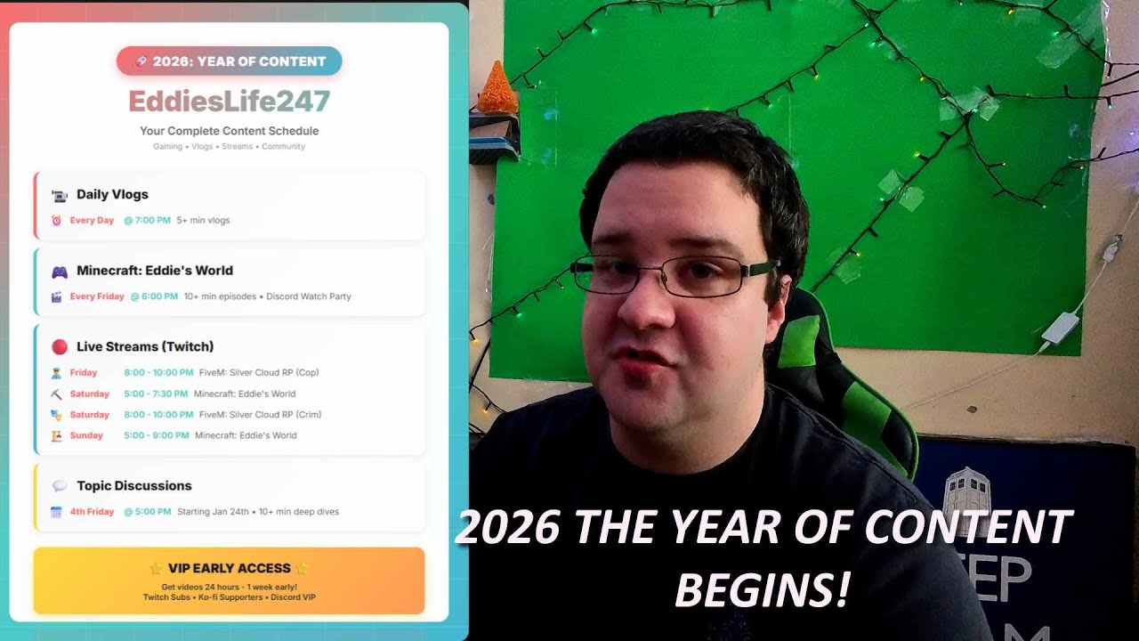 The Year of Content Begins | 2026 - Vlog 1