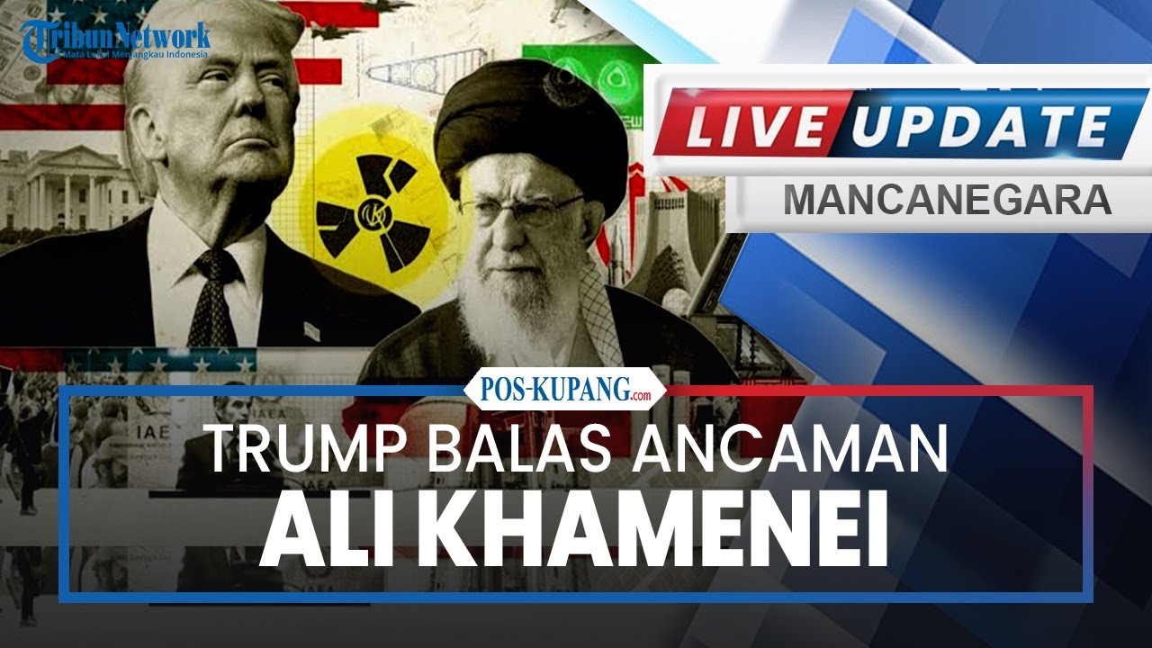 🔴Trump Balas Ancaman Khamenei, Israel Mau Bom Teheran tapi Trump Tak Mau