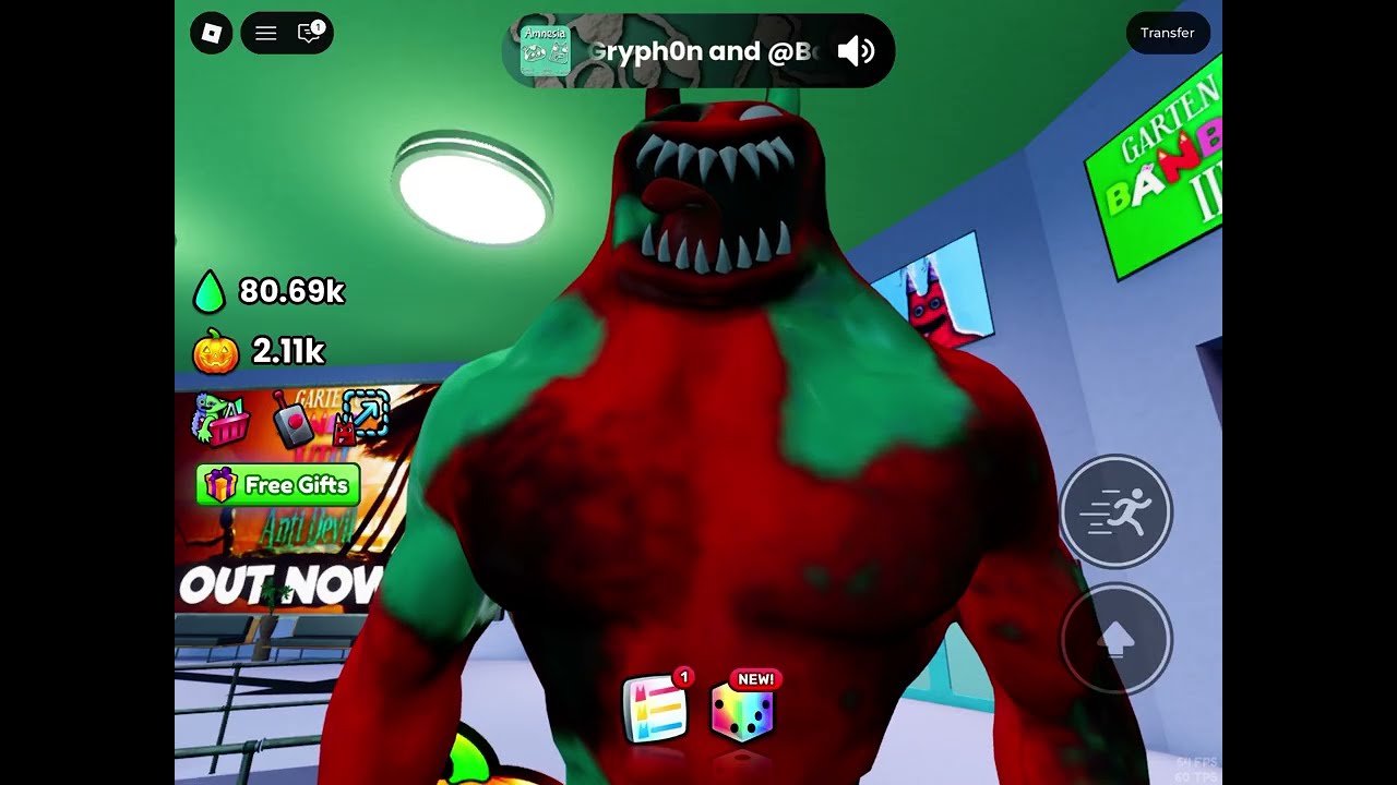 Amnesia Garten of banban song dance ( made in Garten of banban rp x on Roblox)