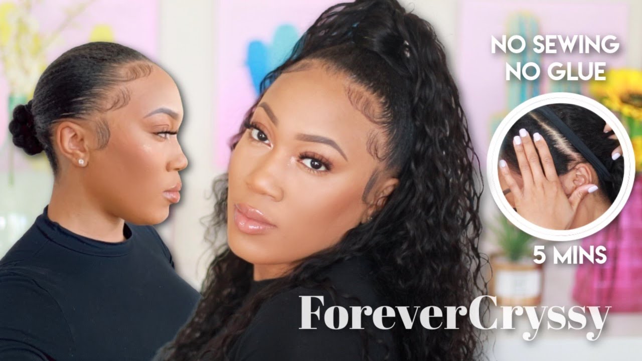 HEADBAND WIG 😍 | Natural Hair | NO GLUE NO LACE