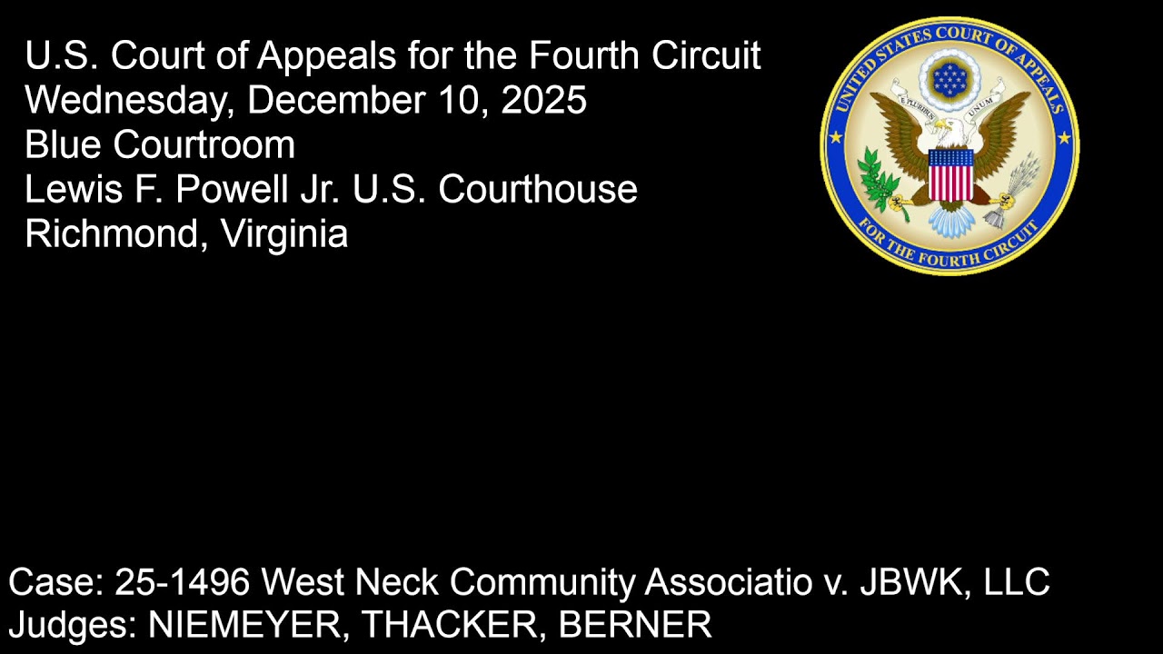 Panel III (Blue Courtroom) Oral Arguments - 9:30am Wednesday 12/10/2025