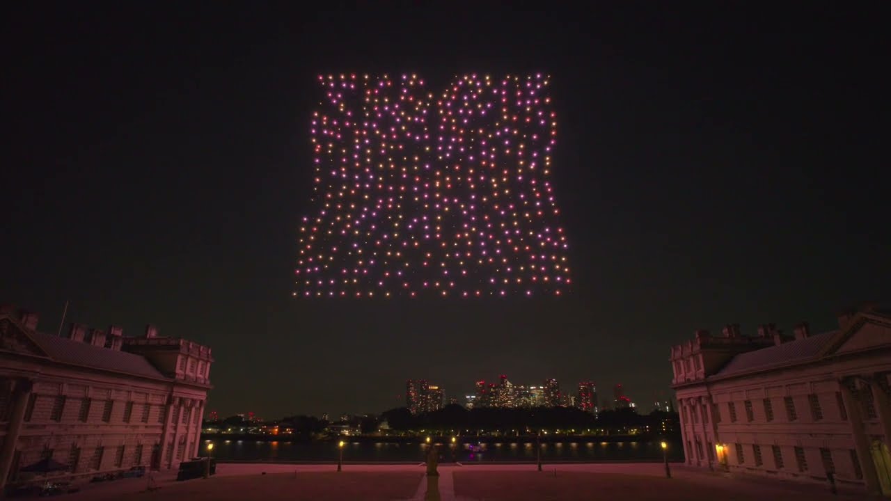 Port of Felixstowe Drone Show - Old Royal Naval College, Greenwich