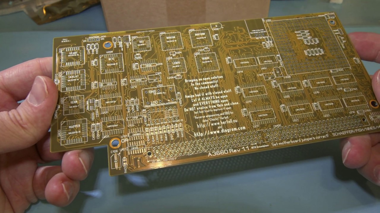 Amiga 3000 CPU upgrade project
