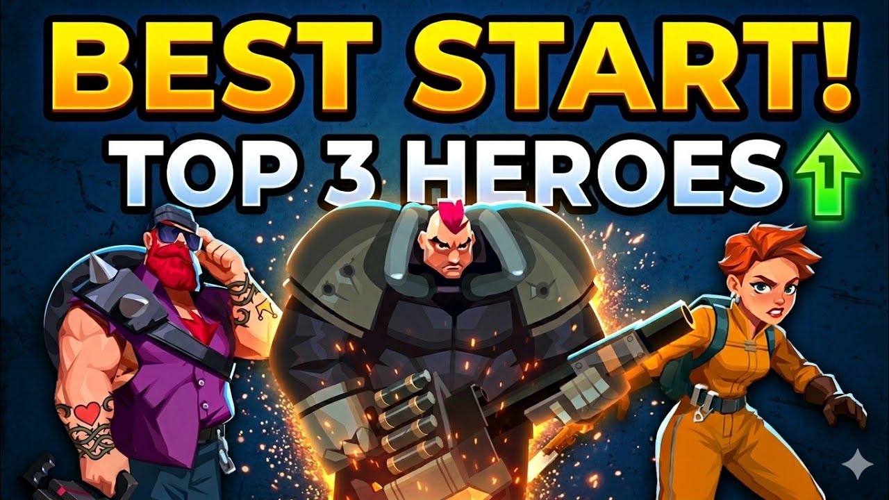 The ONLY 3 Heroes Beginners need in Bullet Echo 