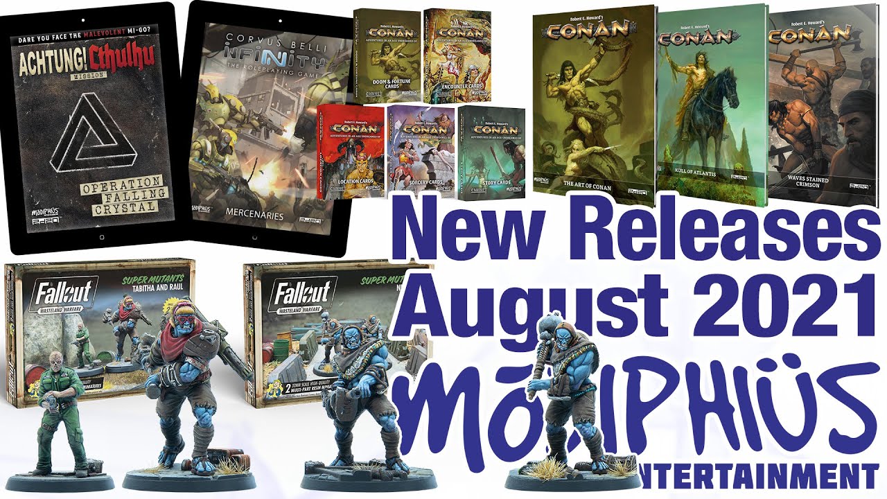 Modiphius New Releases - August 2021