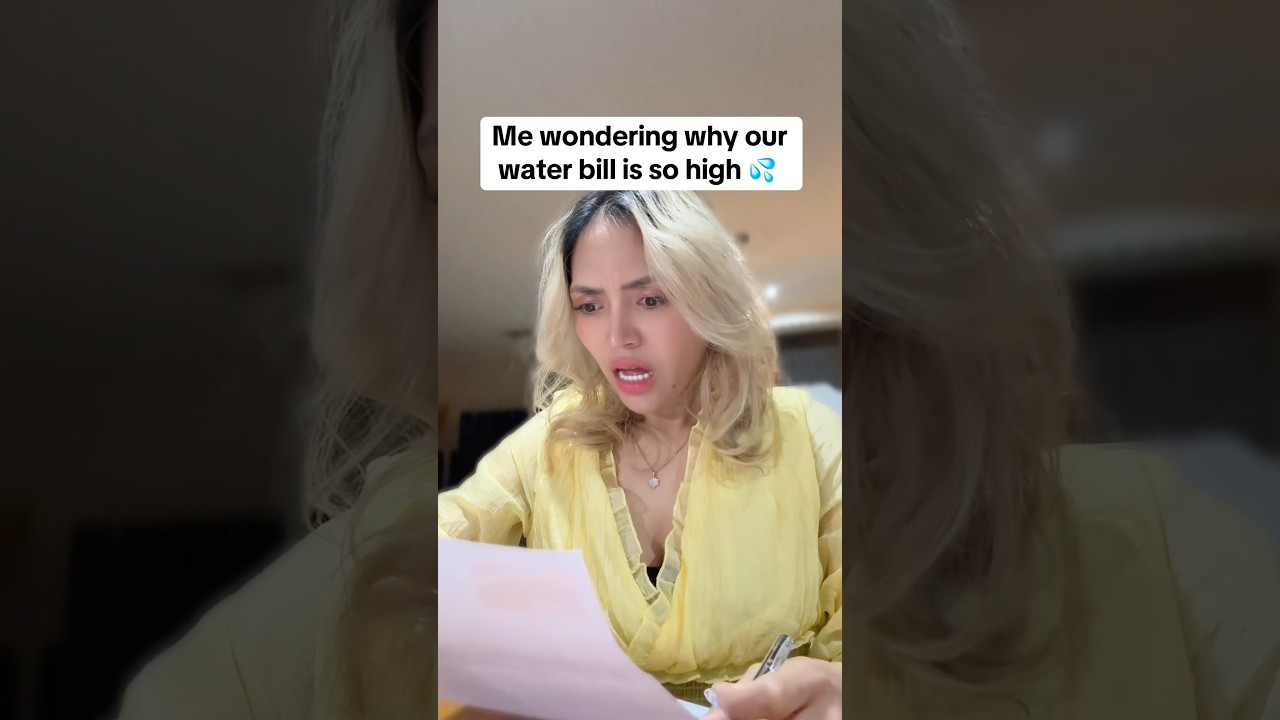 Why the water bill so high? 💦🧐 #funny #relatable #humour #trending #memes