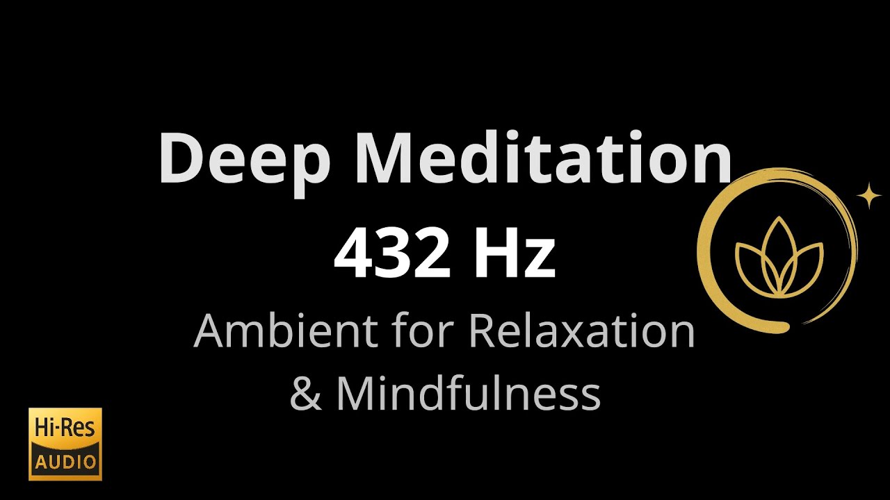 Deep Meditation Music 432Hz (3 Hours) | Black Screen for Deep Relaxation & Stress Relief