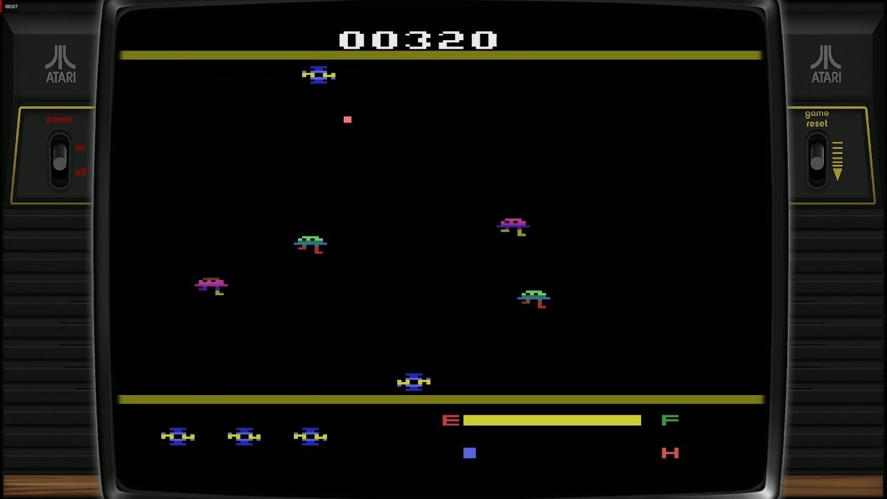 Cross Force (Atari 2600) | Dual Cannon Action Shooter Gameplay