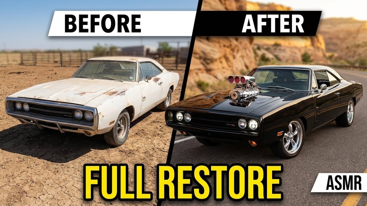 Full Restore: $1000 Dodge Charger Transformation (No Talking ASMR)
