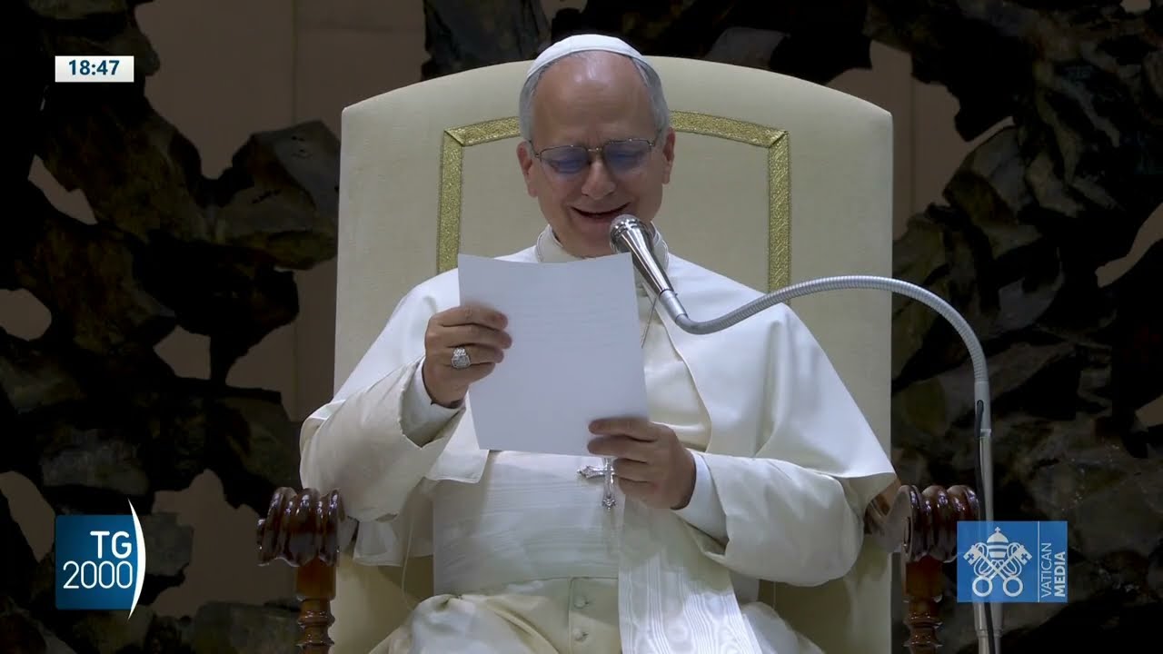 Papa Leone all’udienza generale rinnova l’appello per la pace