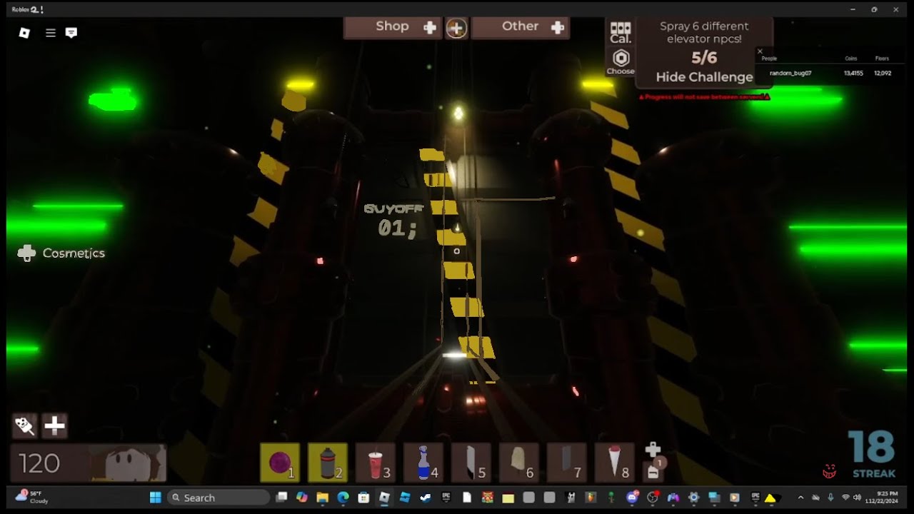 stat regretevator bossfight