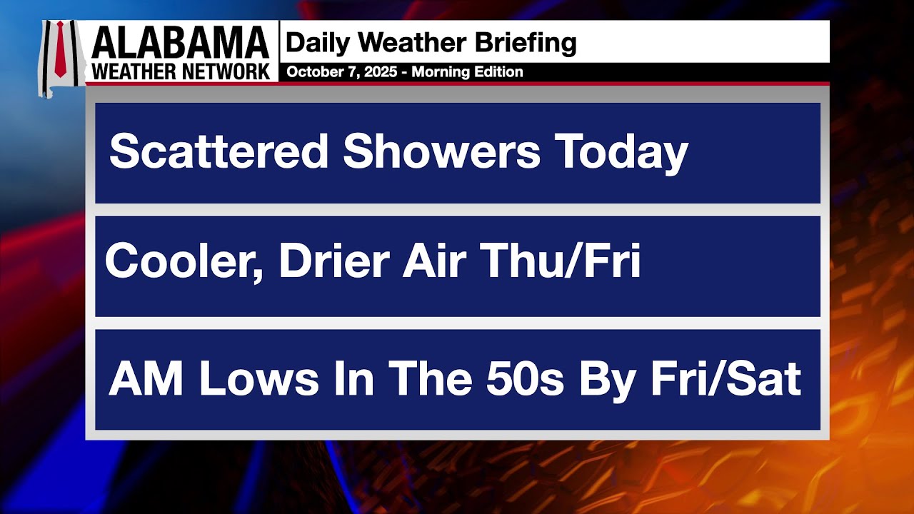 James Spann's Morning Briefing - Tuesday 10.7.25