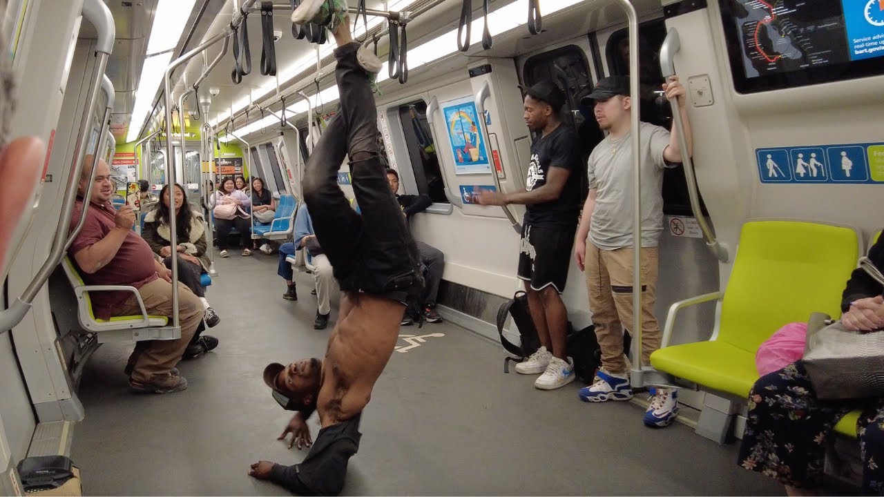 [4K] What's it like to ride BART Train at night in San Francisco?