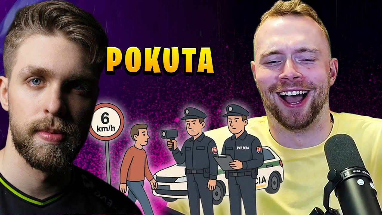 Kamil dostal pokutu za rychlost na lince