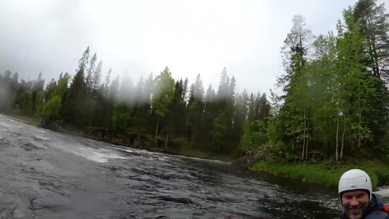 Kuusamo kes&auml; 2025 koskilasku