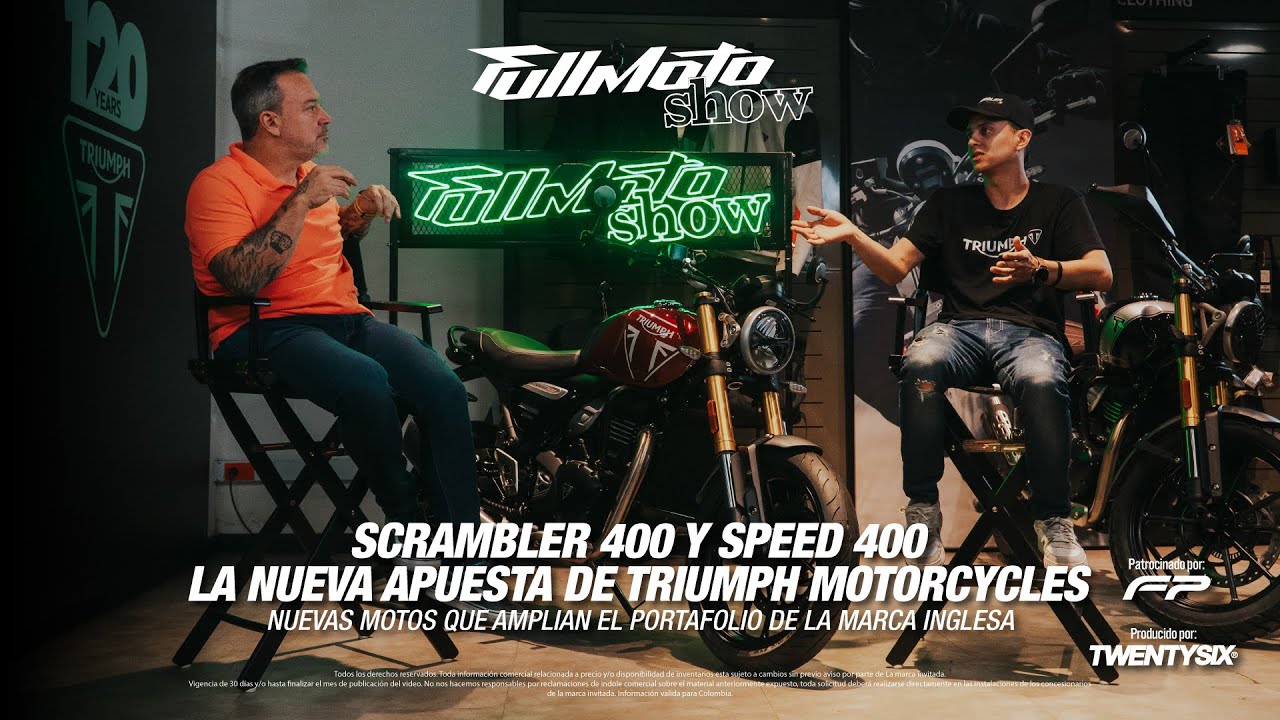 Fullmotoshow TRIUMPH Motorcycles / Scrambler400 - Speed400 las motos de entrada a la familia inglesa