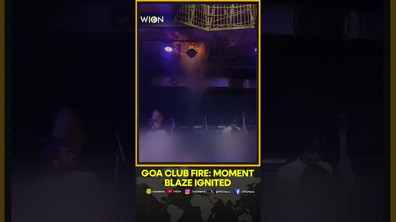 Goa Club Fire: Video Captures MOMENT When Massive Blaze Broke Out Inside Goa Nightclub | WION Shorts