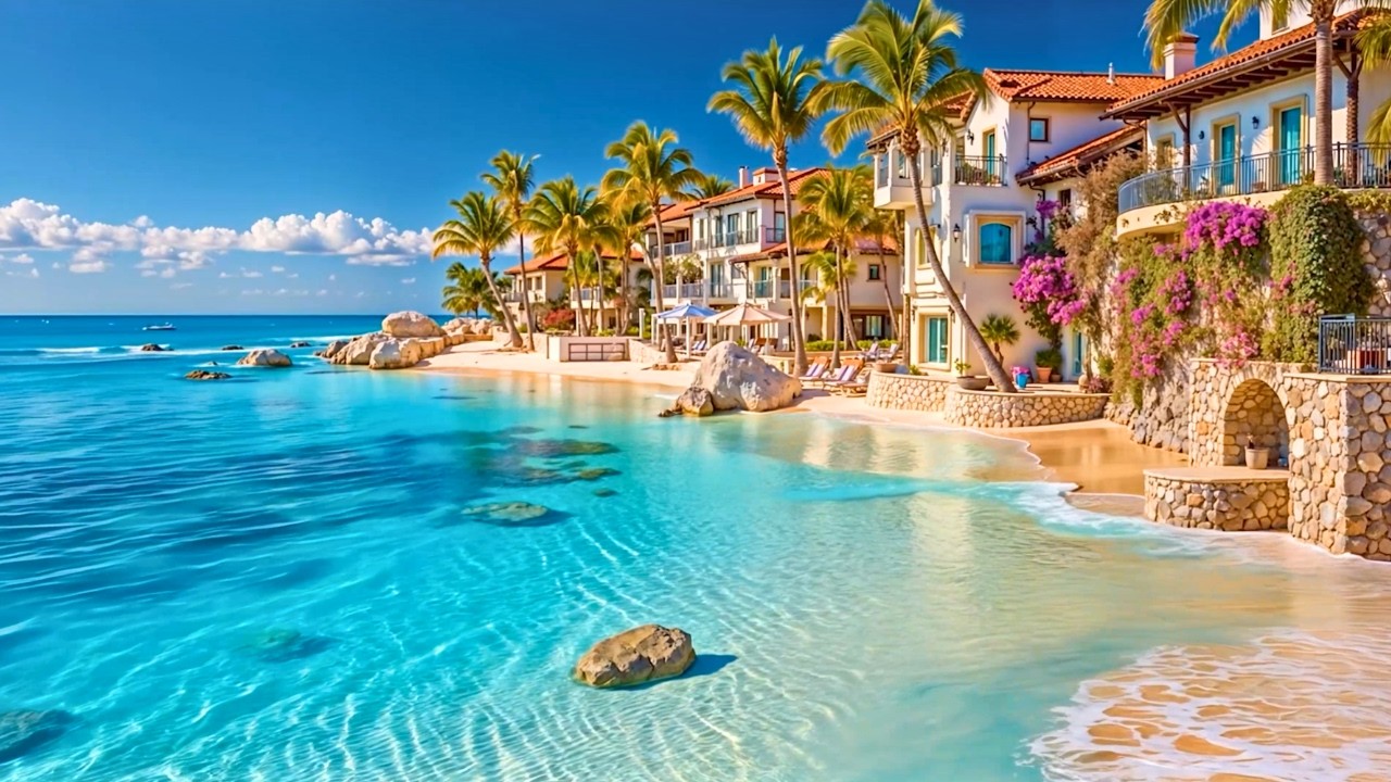 Tropical March Beach Vibes 🌴🌊 Smooth Bossa Nova & Relaxing Island Ocean Mood