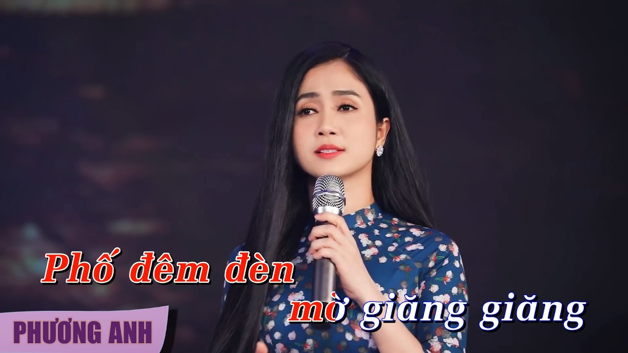 [KARAOKE] Phố Đêm - Phương Anh (Beat Gốc) | Tone Nữ
