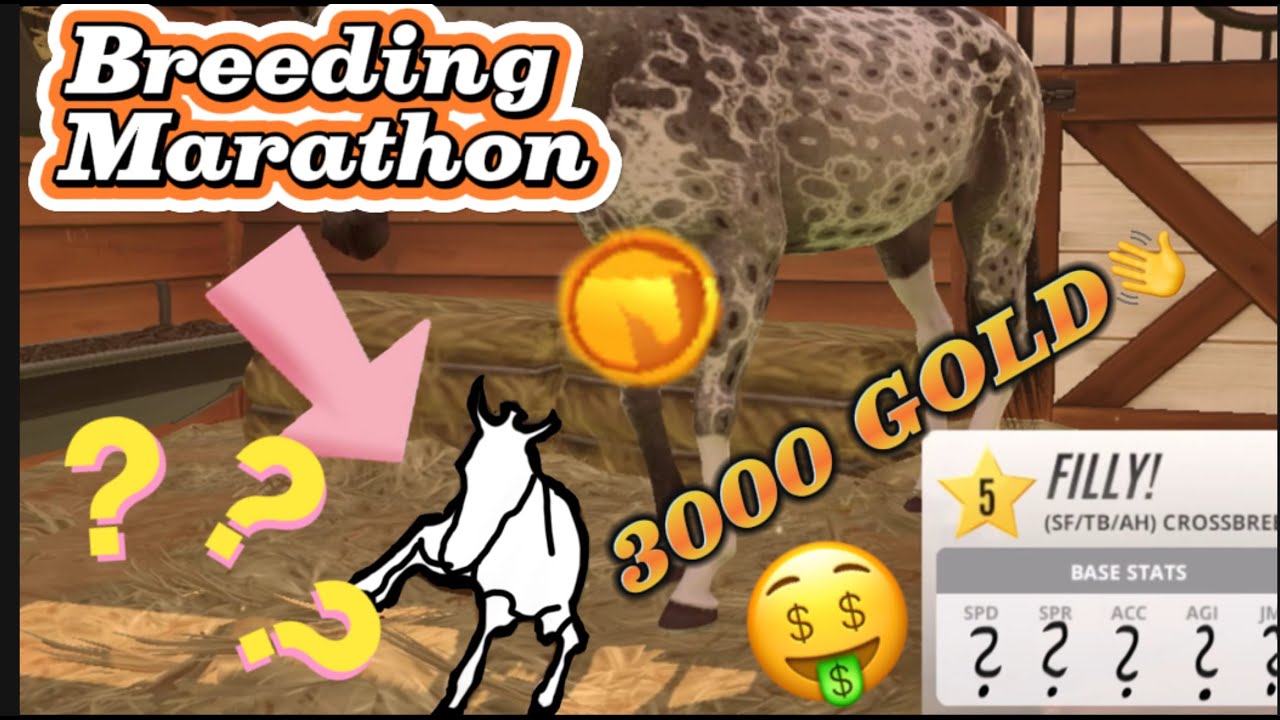 I Spent 3000 GOLD on Breeding….🥴 - Rival Stars Horse Racing Breeding Marathon🤑🐎