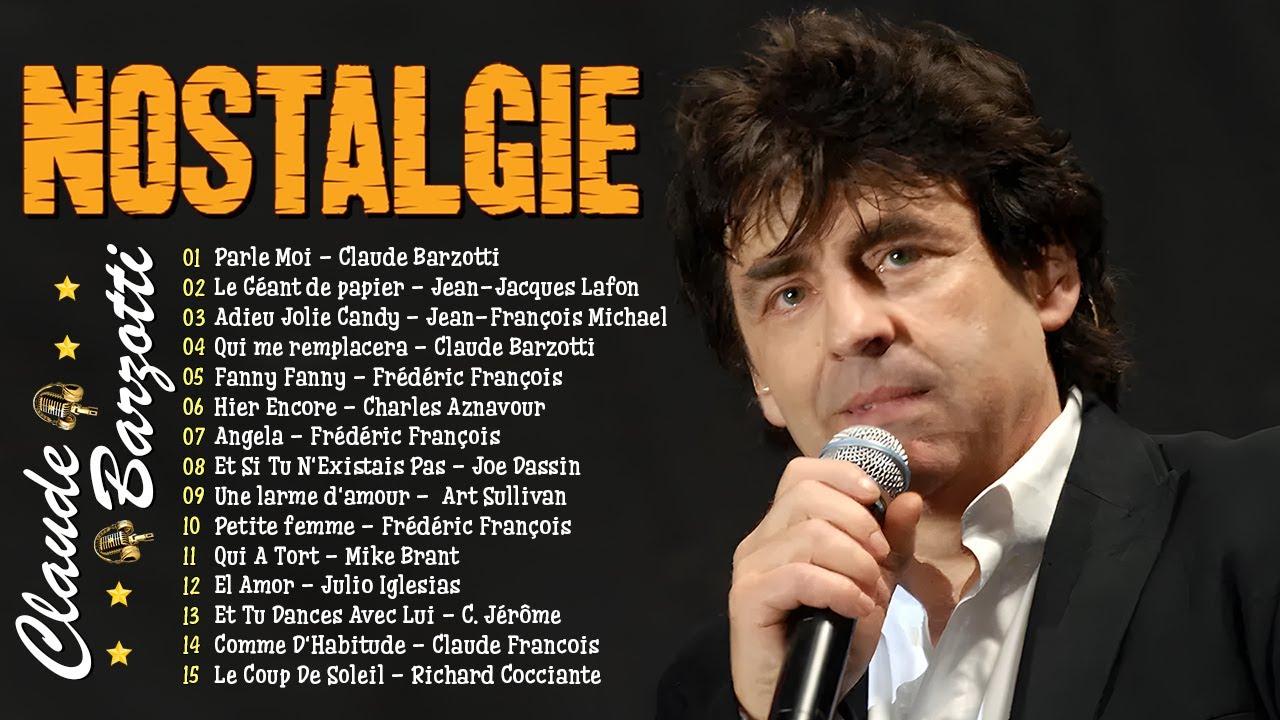 Vieilles Mélodies Françaises avec Paroles🎶Claude Barzotti, Jean-Jacques Lafon, Joe Dassin...