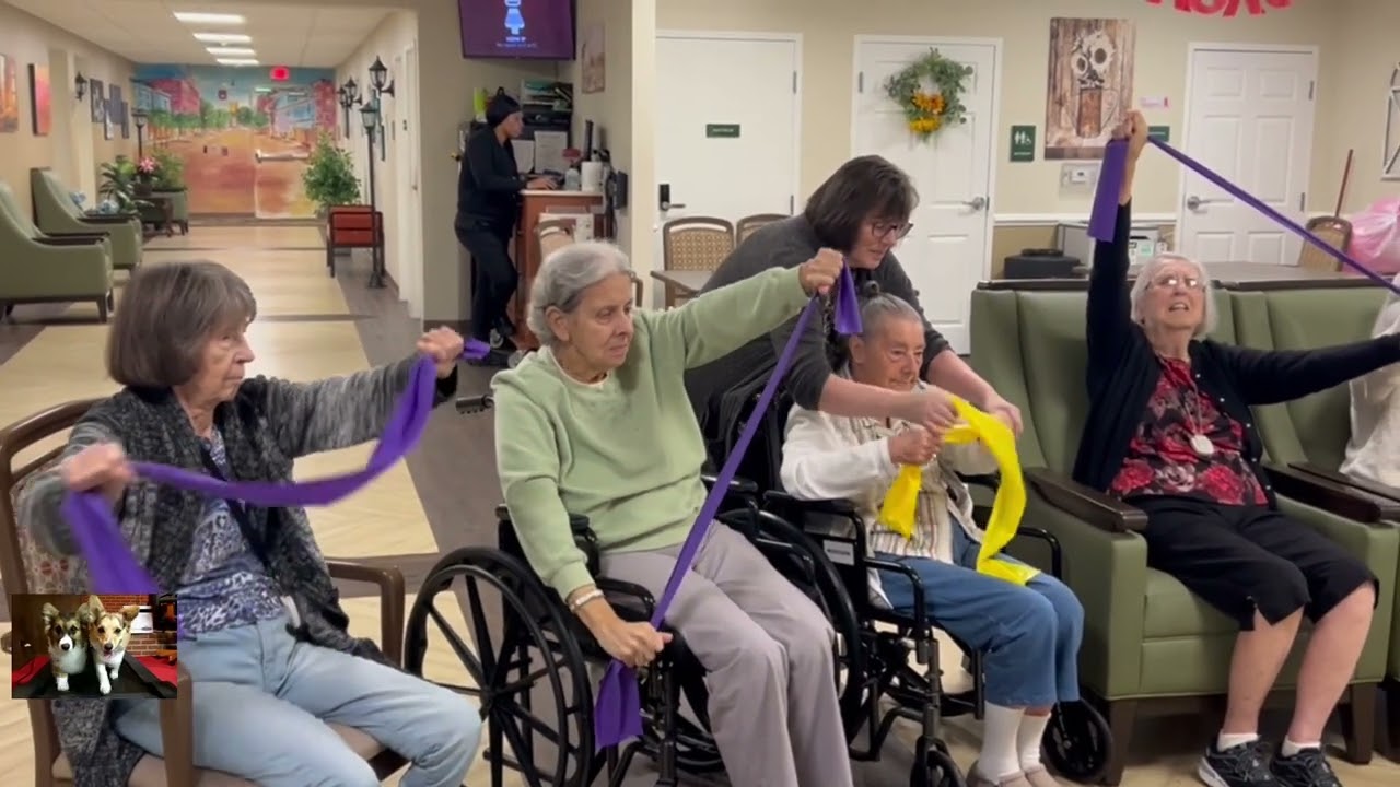 Chairfit with our Transitional Memory Care Residents