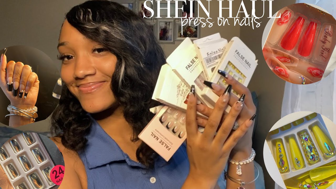 SHEIN PRESS ON NAIL HAUL*very pretty sets😍*