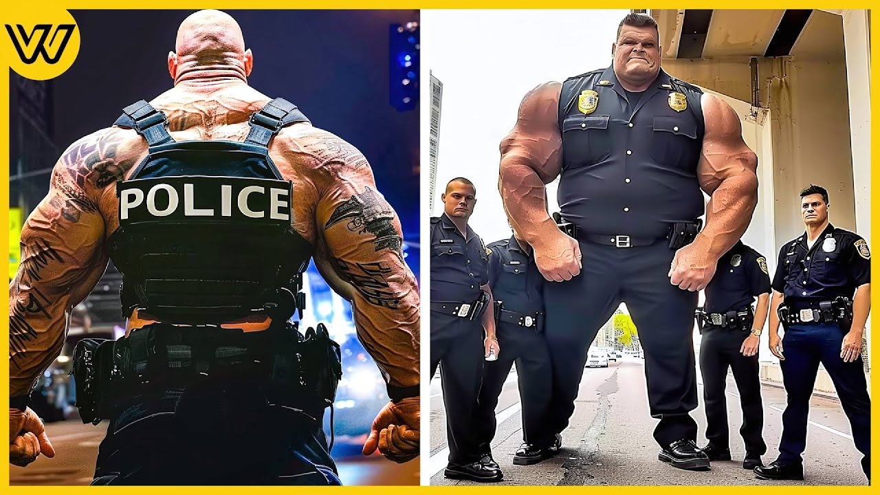 Die größten und stärksten Polizisten der Welt