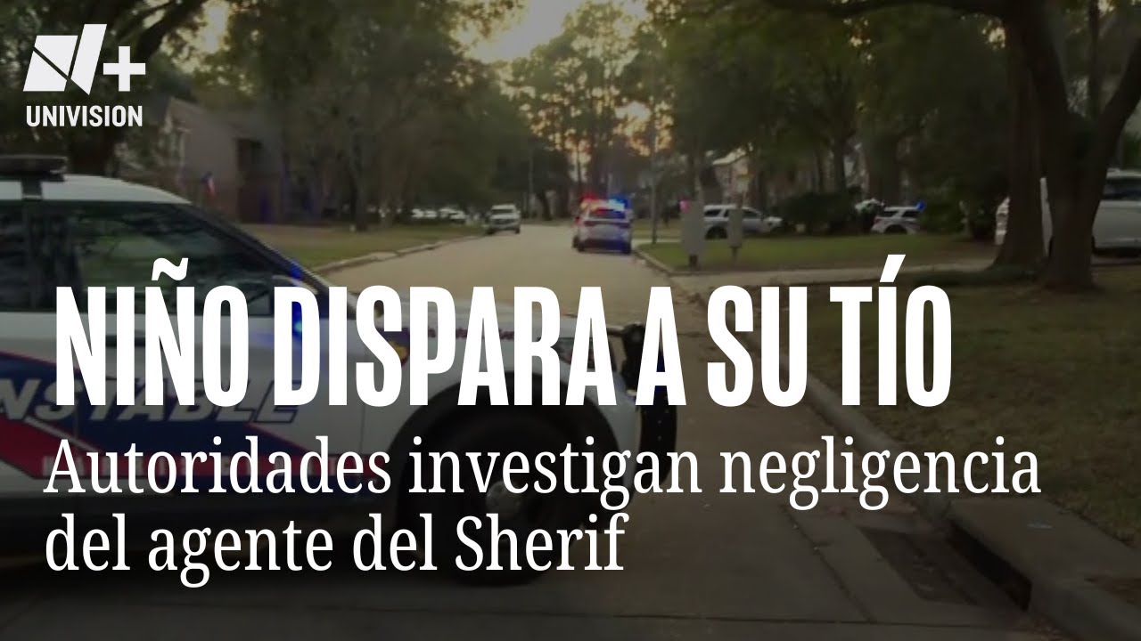 Niño de 3 años dispara accidentalmente a su tío, un agente del Sheriff del condado Harris