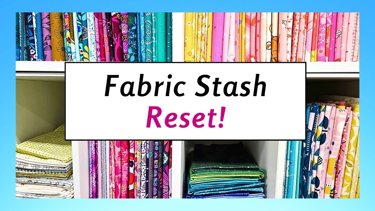 Fabric Stash Overwhelm? Try This Simple Trick!