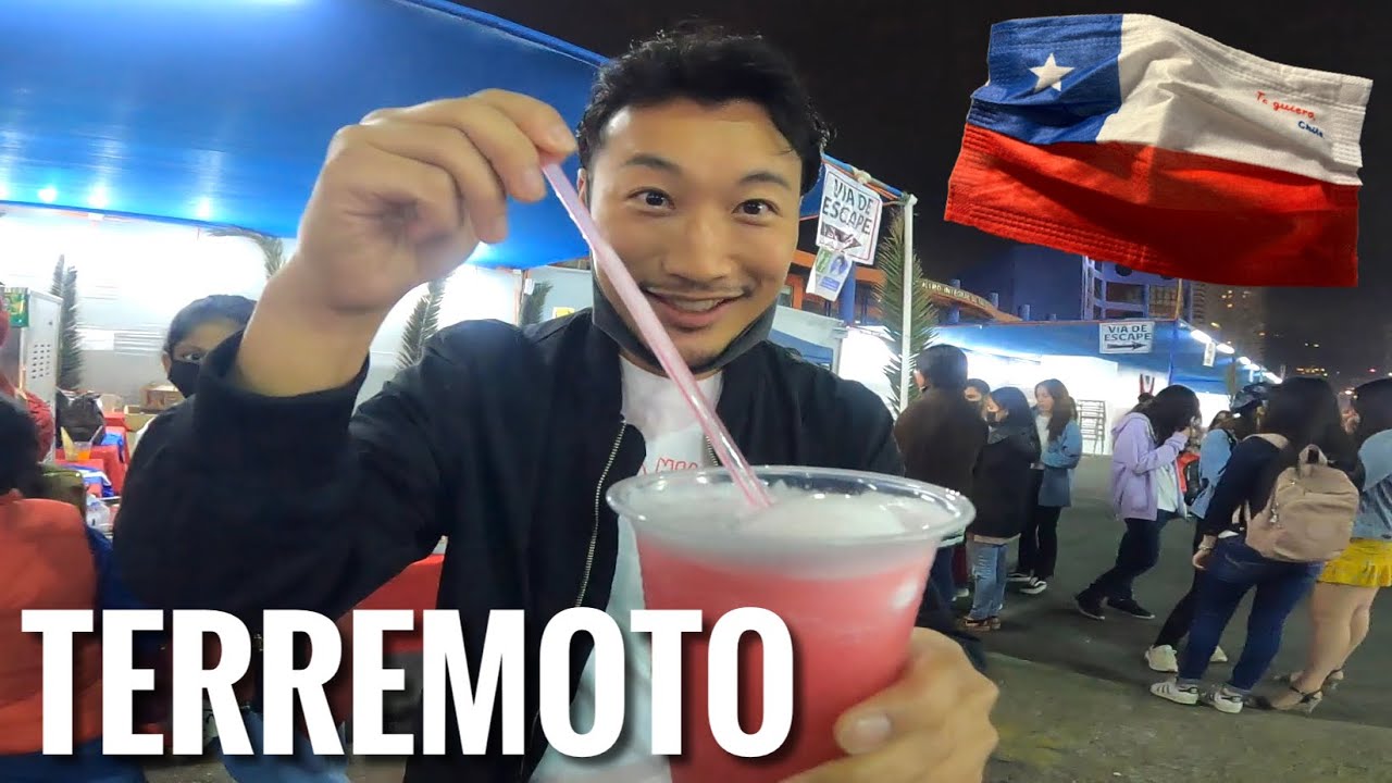 Japonés probando TERREMOTO por primera vez en CHILE! | Las fiestas patrias de Iquique 🎉