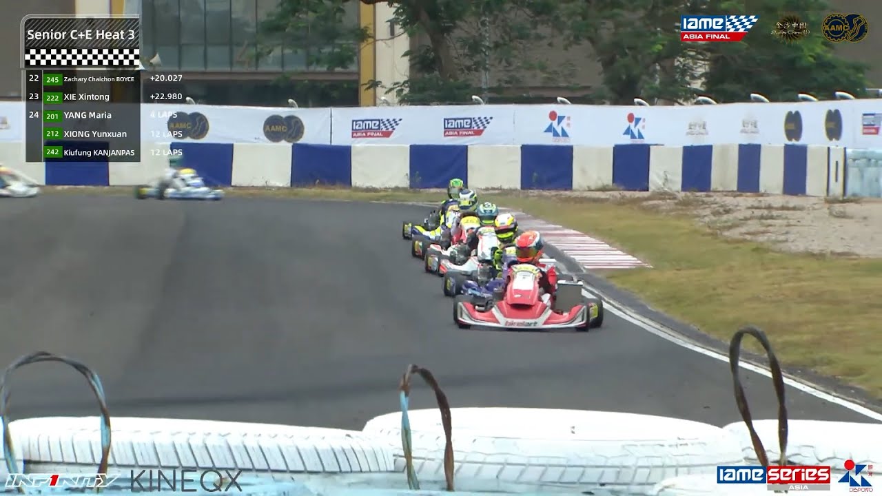 [LIVE] IAME Asia Final 2025 : SENIOR - HEAT 3 C+E