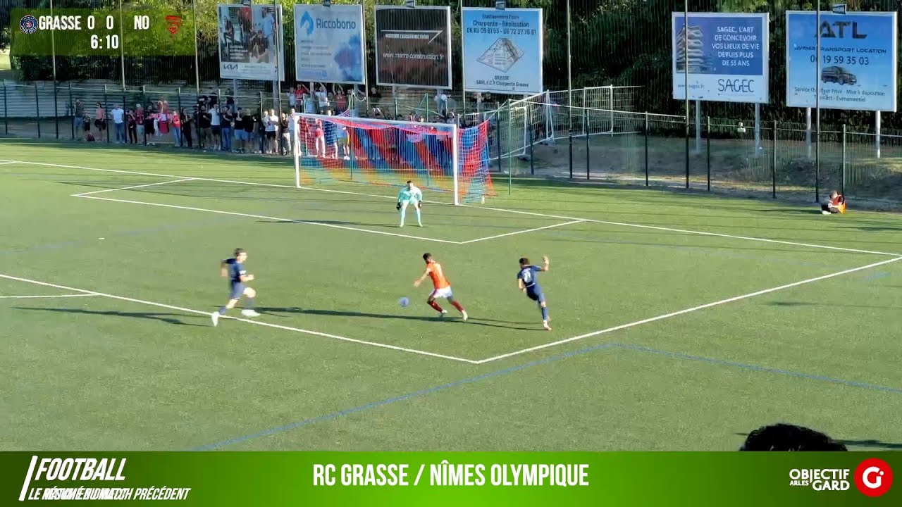 Grasse - Nîmes Olympique (6e journée de N2) : le résumé du match