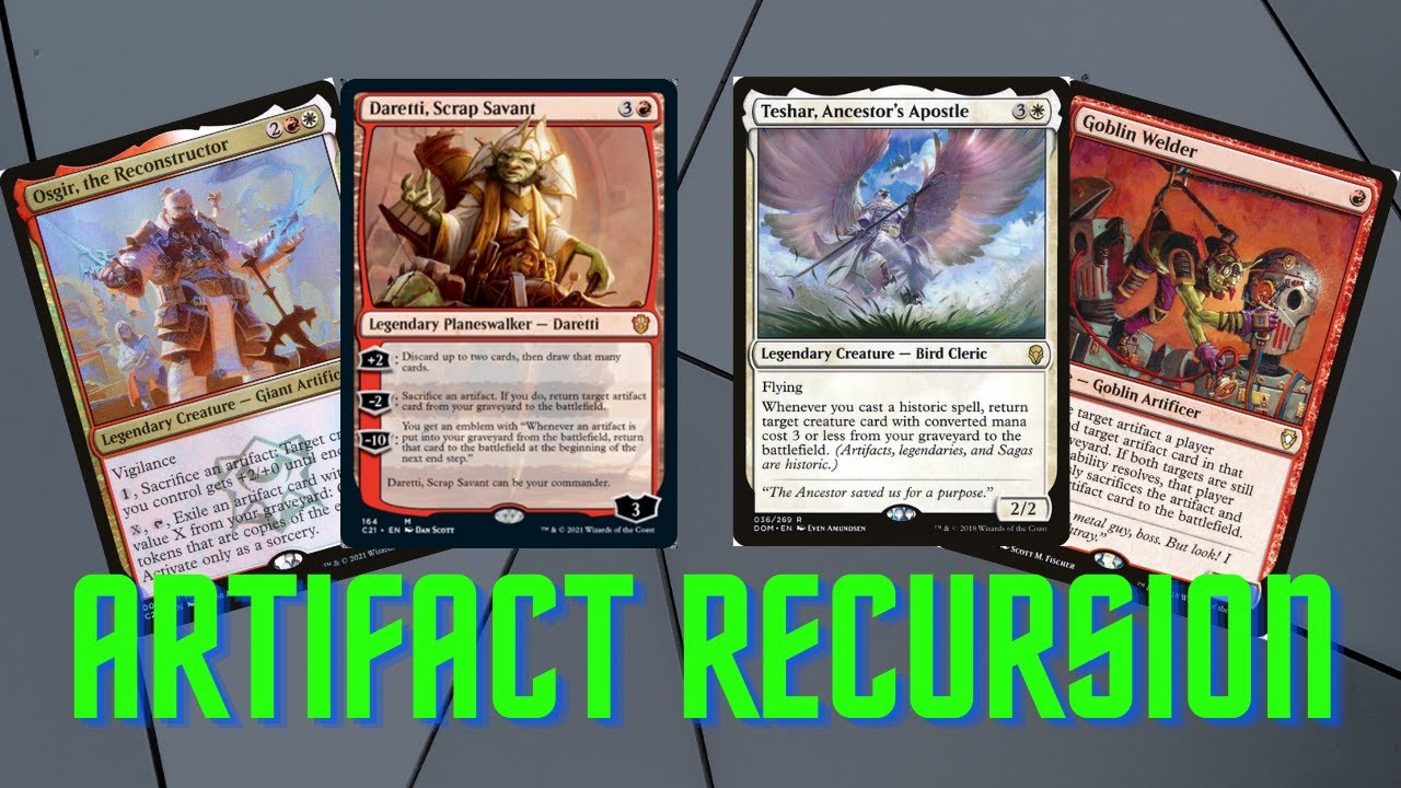 Artifact-based recursion decks in commander// Commander archetype guide