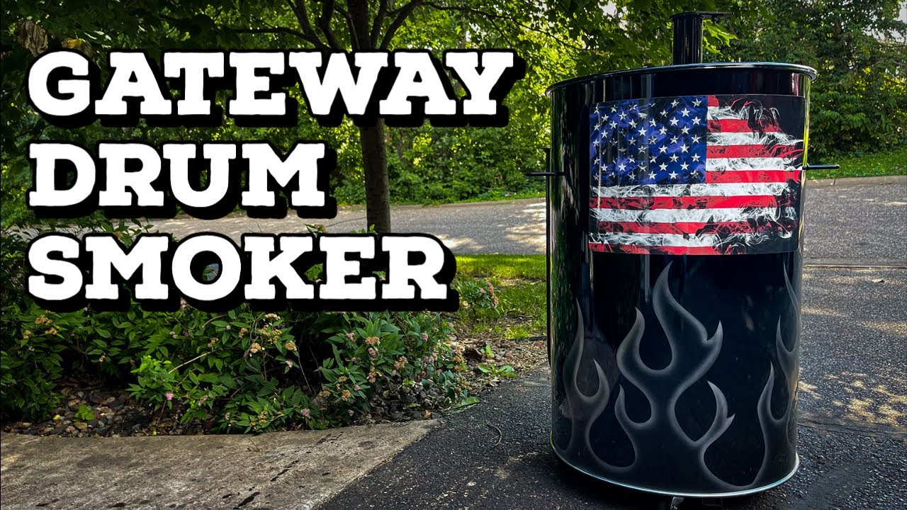 Это лучшая коптильня 2022 года? | Обзор и сжигание Gateway Drum Smoker
