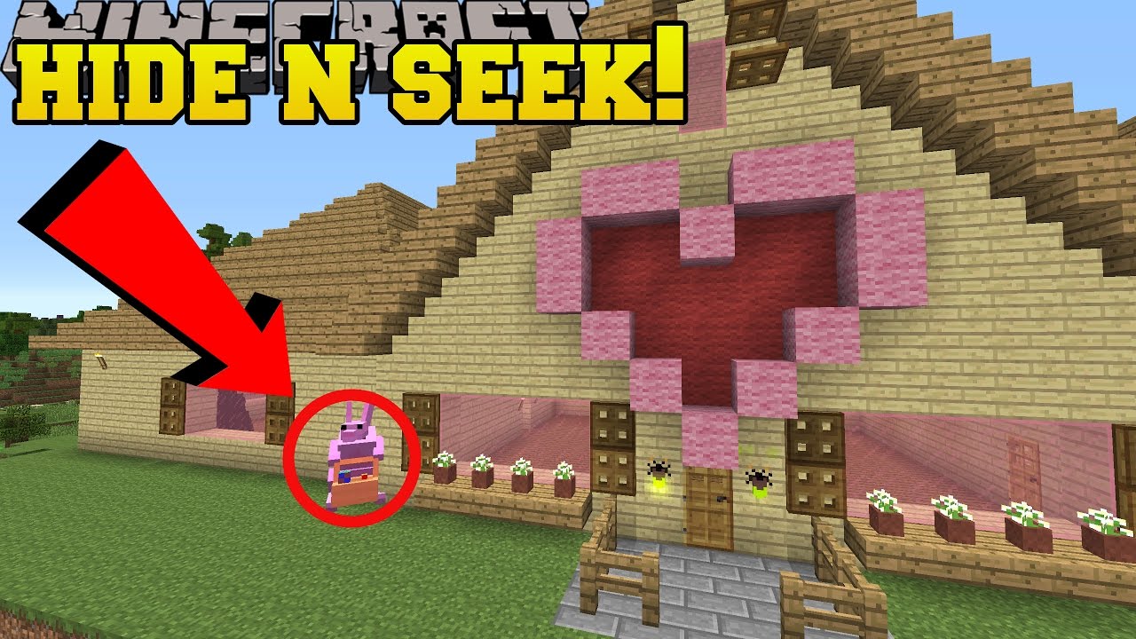 Minecraft: ОГРОМНЫЙ КРОЛИК ПРЯТКИ!! - Morph Hide And Seek - Мини-игра с модами