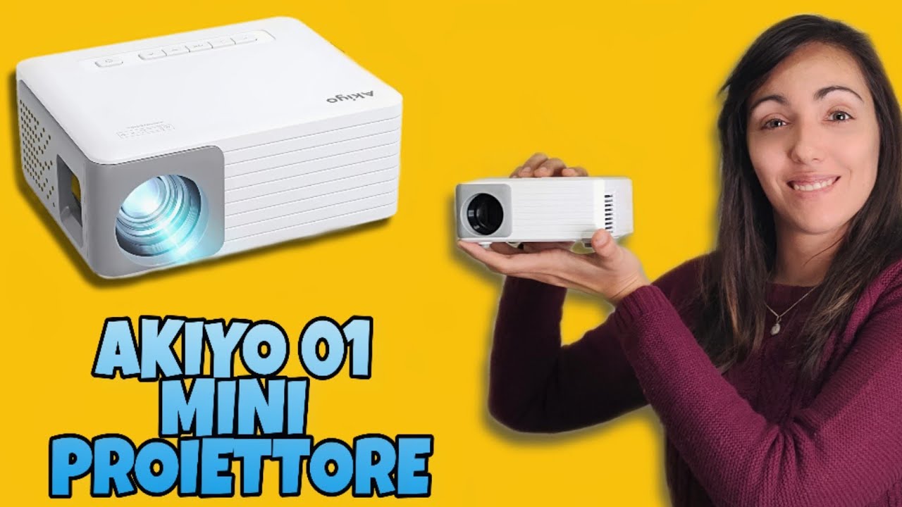 AKIYO 01 MINI PROIETTORE LED....super economico!