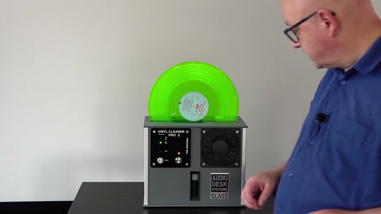 Test und Demonstration Audio Desk Systeme Gläss Vinyl Cleaner Pro X