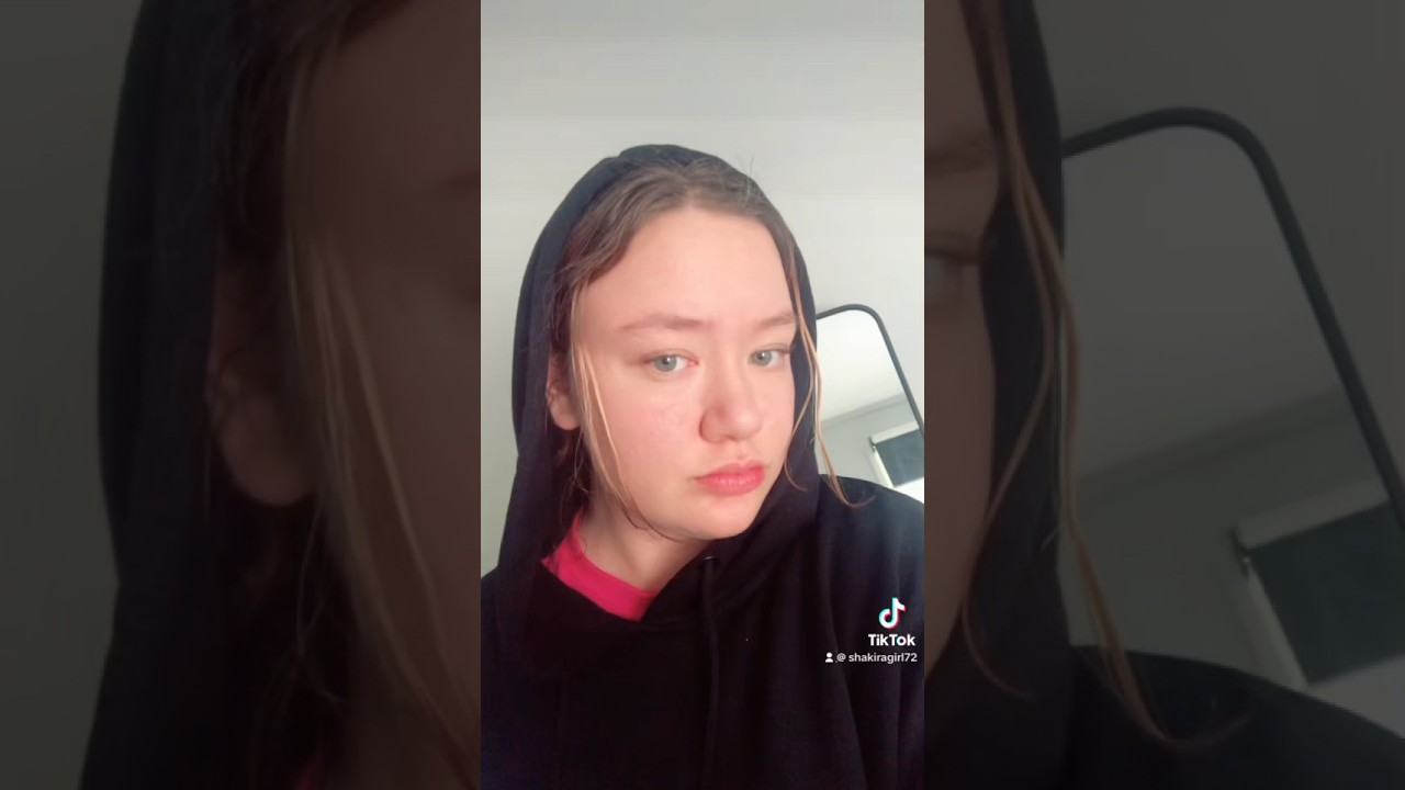 I made this tik tok of myself last year June 2023