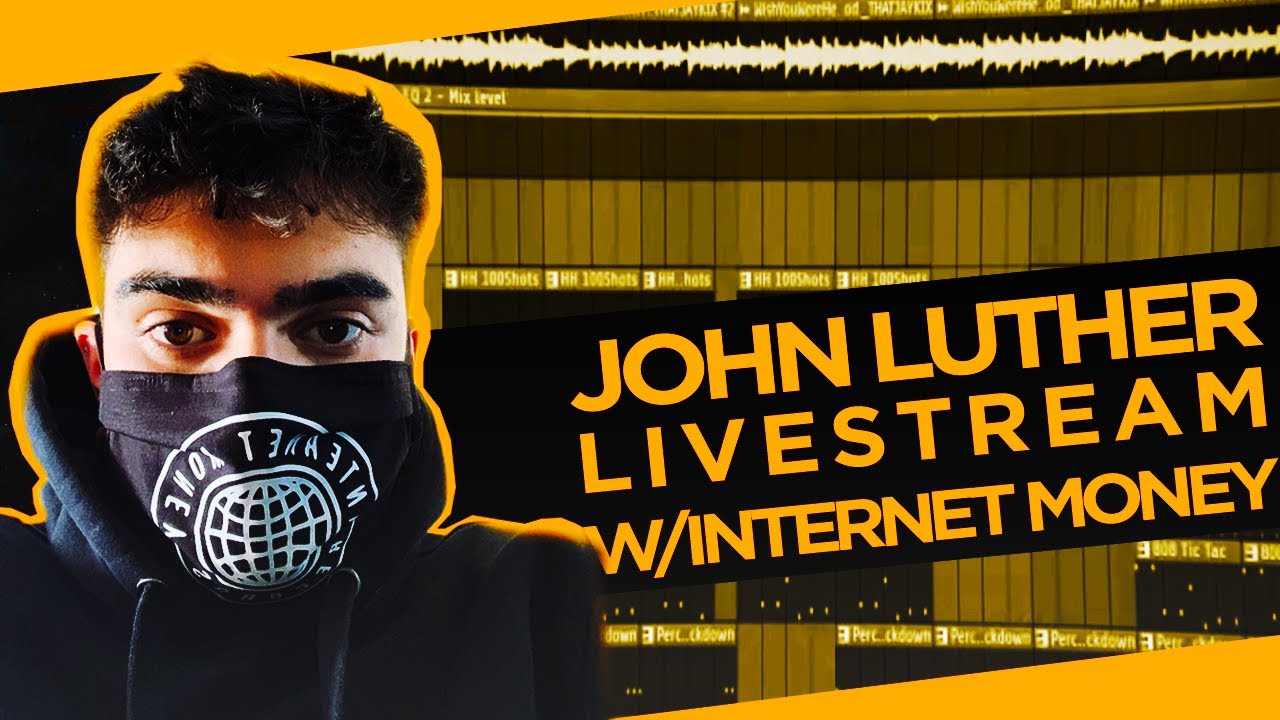 ✨ JOHN LUTHER w/INTERNET MONEY LIVE STREAM ON TWITCH (2021-01-15) MAKING BEATS USING LOOPS