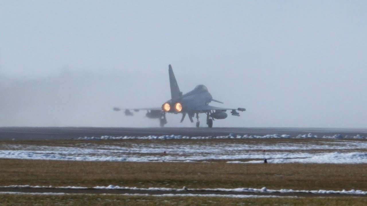 QRA Eurofighter Typhoon Scramble - Neuburg Air Base