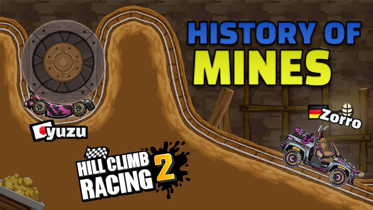 😋😍The COMPLETE HISTORY of MINES in Hill Climb Racing 2! - HCR2 world record progression video