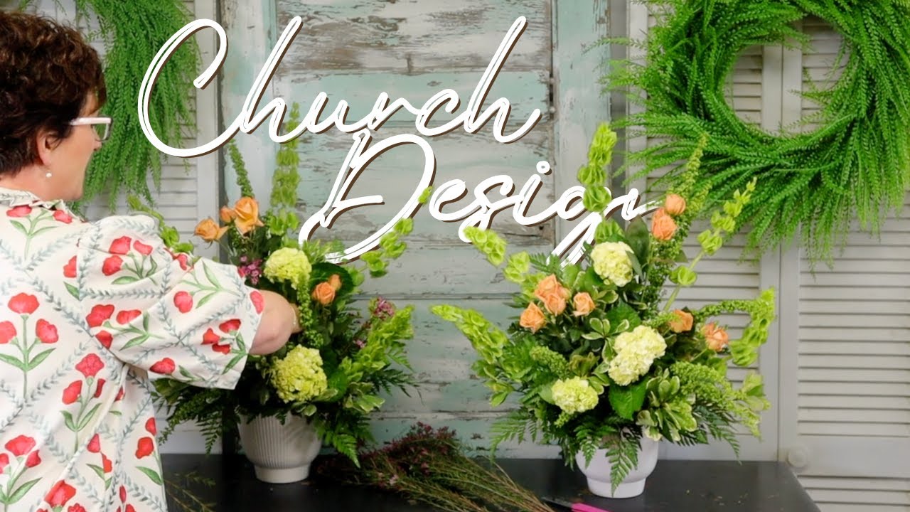 Arranging Two Pretty Church Designs!