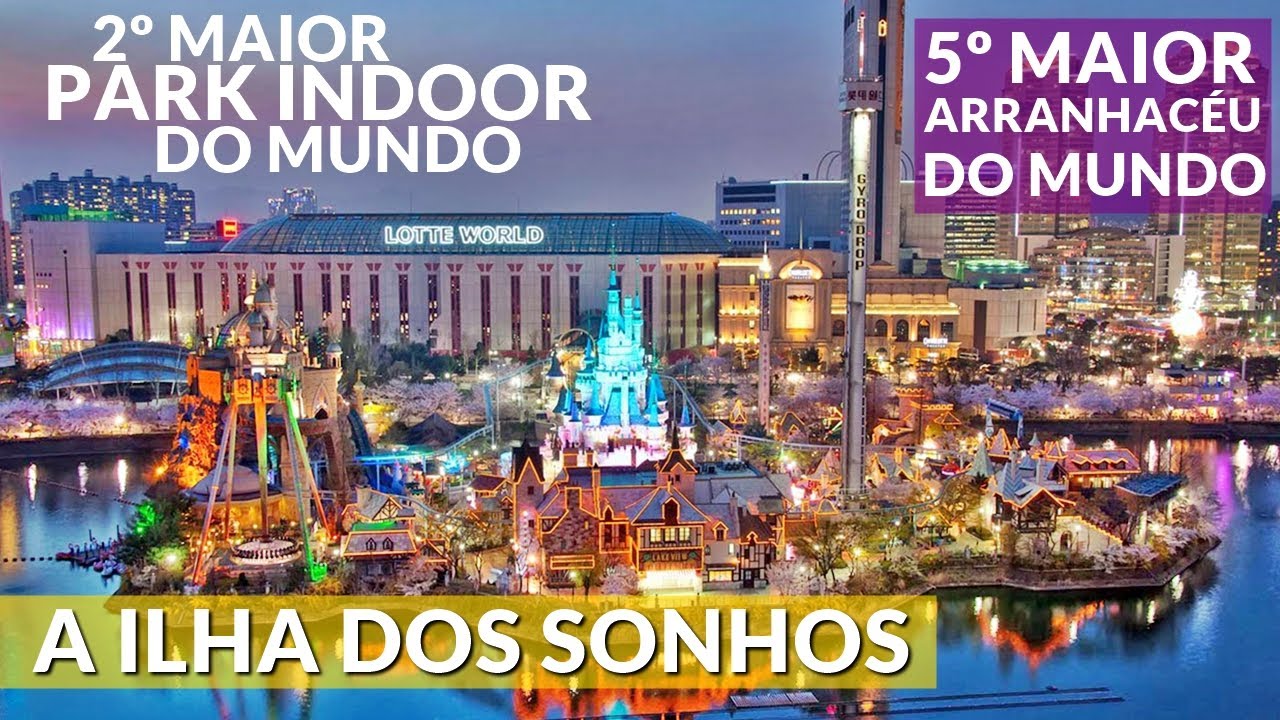 O PARQUE DE DIVERSÕES GIGANTE DA COREIA DO SUL