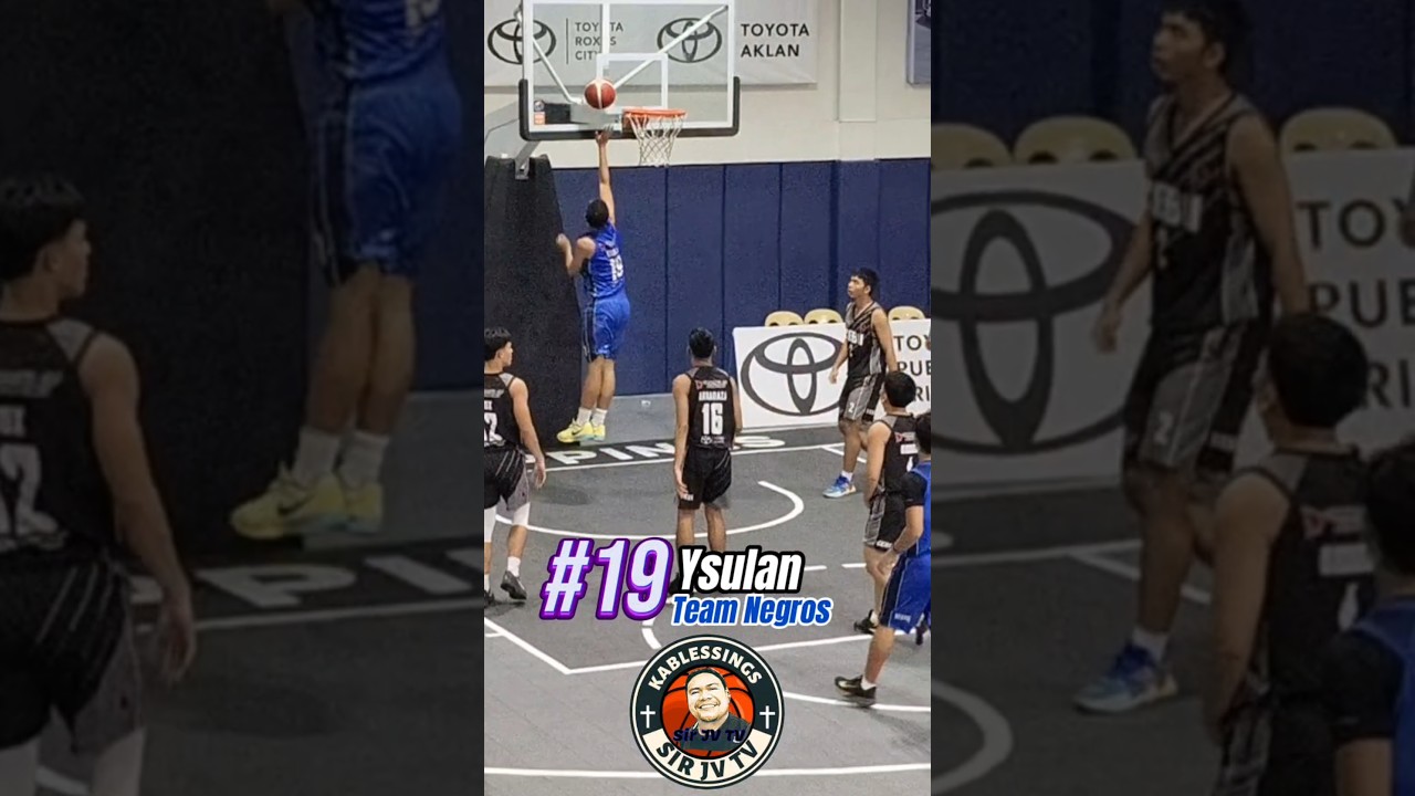 Alfred Ysulan makes an easy lay-up #basketball #pinoyhoopers