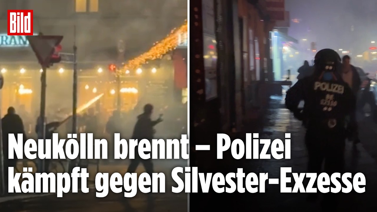 SILVESTER-CHAOS IN BERLIN: Raketen-Rambos beschie&szlig;en sich &ndash; Reporter unterwegs in Kreuzberg/Neuk&ouml;lln