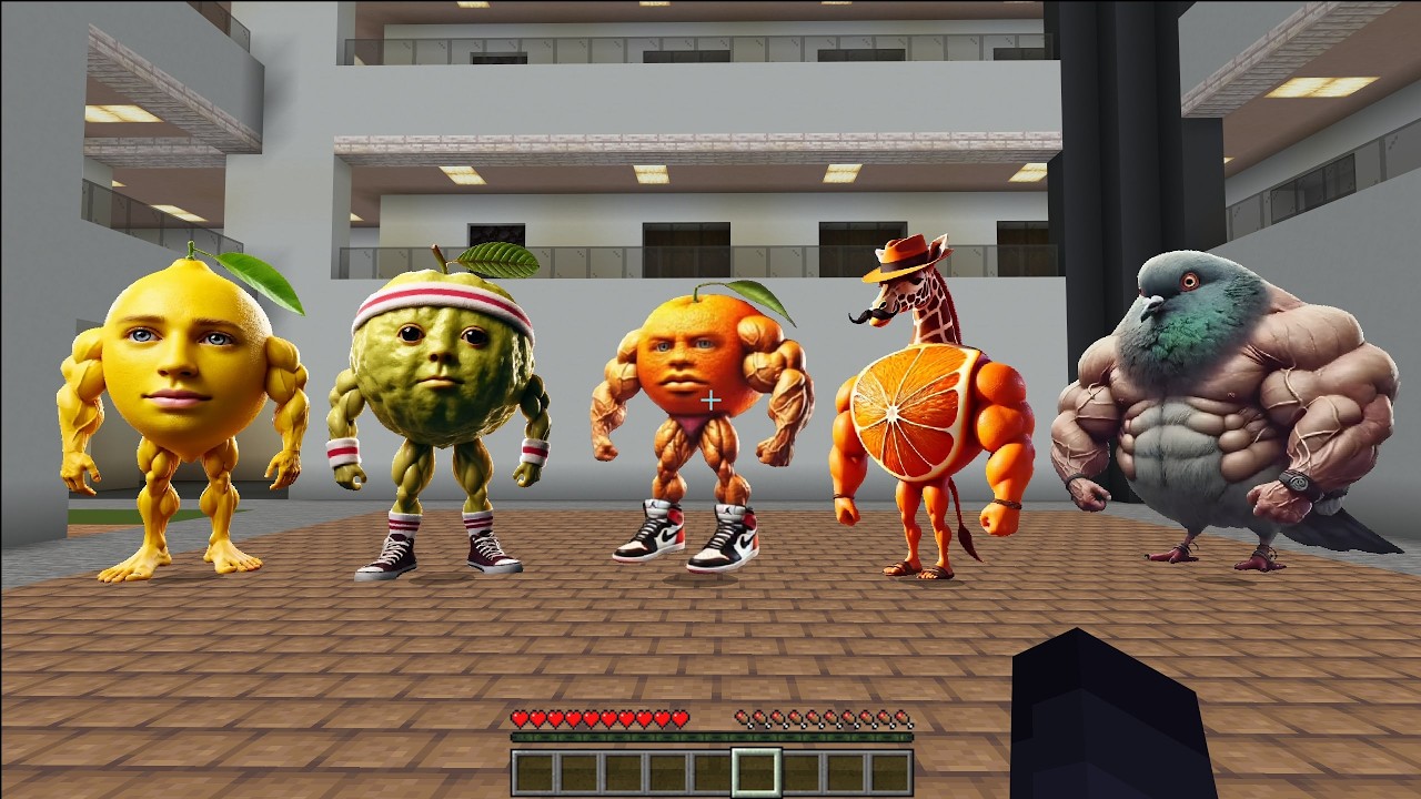 ALL Italian Cursed Brainrots Nextbots Family in One World in Minecraft PE