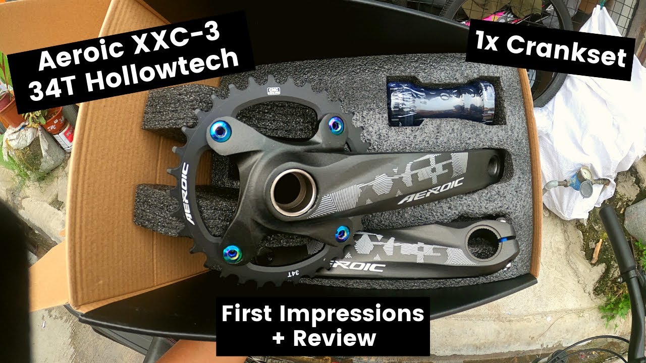 Aeroic XXC-3 34T Hollowtech 1x Crankset | First Impressions + Review | Marielle Ilagan